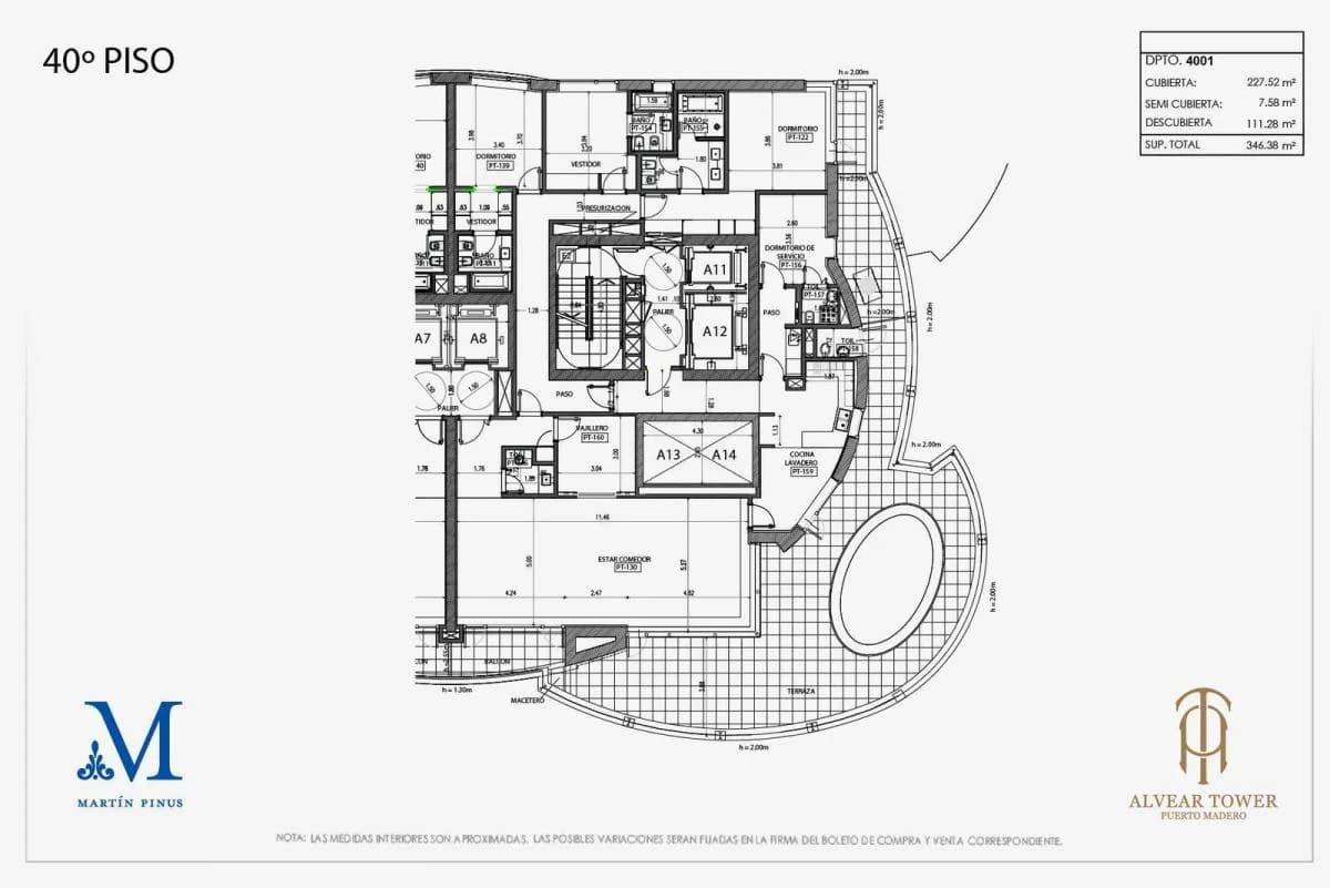 Imagen de la propiedad Alvear Tower – 4 ambientes – Ref. 2158784
