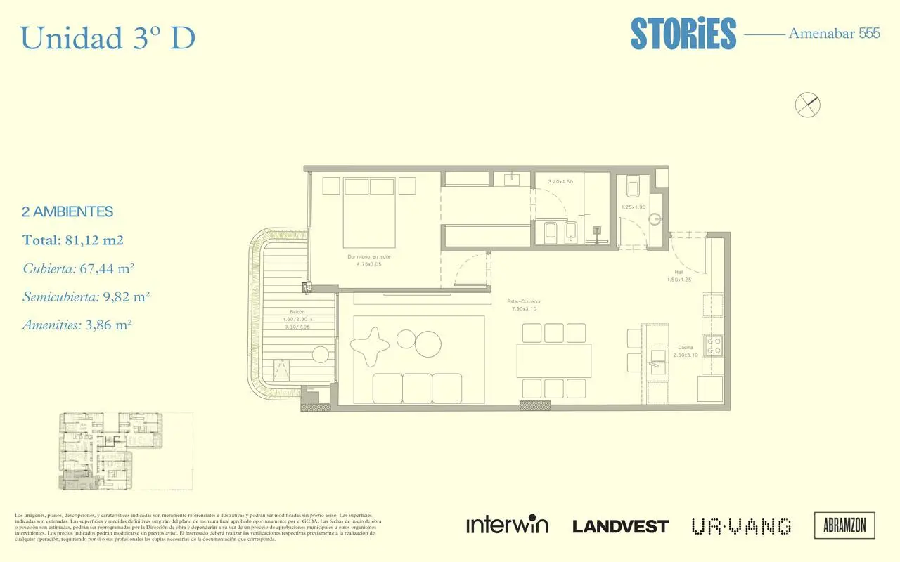 Imagen de la propiedad Amenábar 555 - 3D