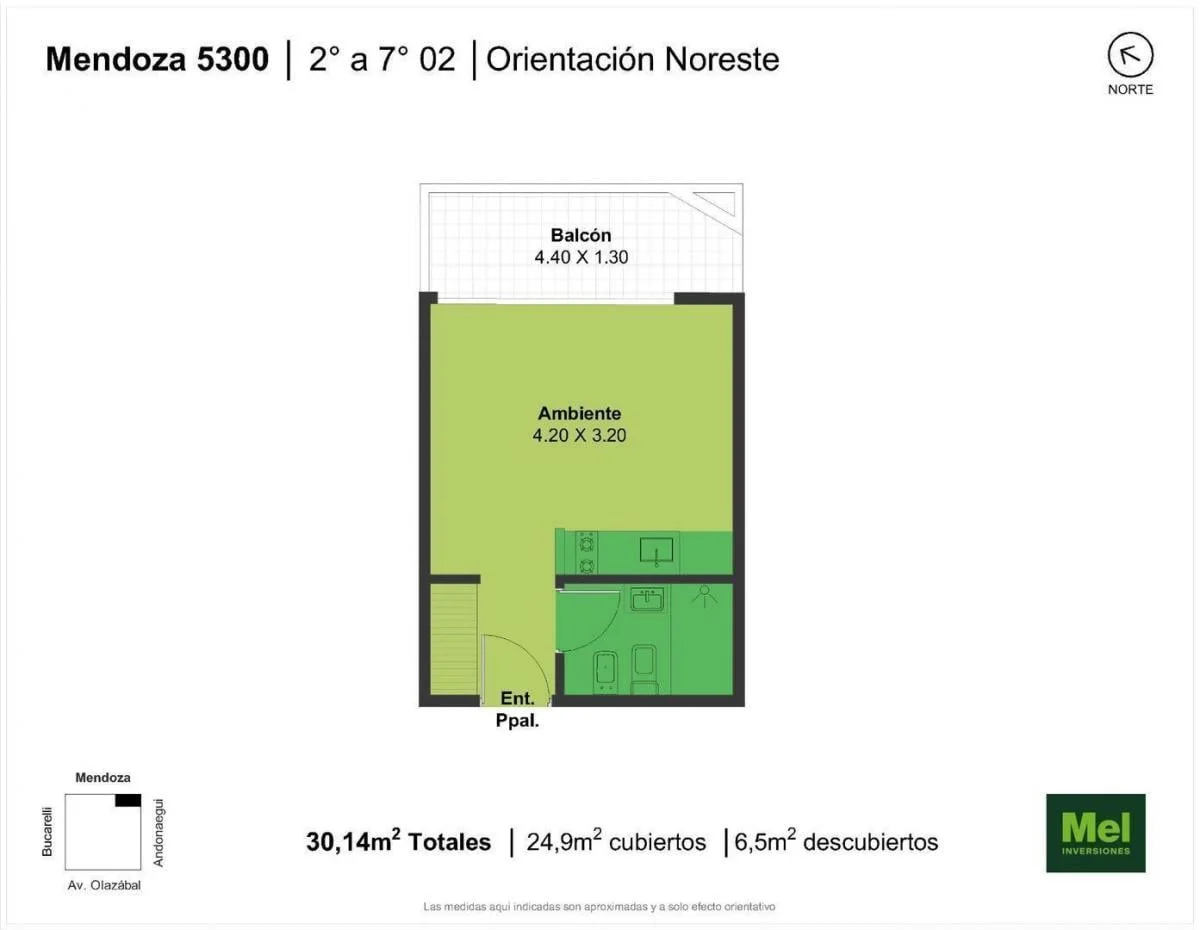 Imagen de la propiedad 1 ambientes ZP 2167068