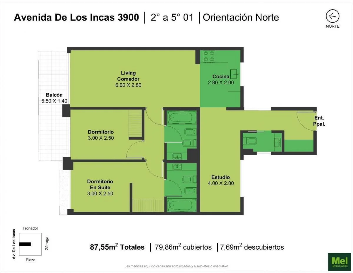 Imagen de la propiedad 3 ambientes ZP 2167347
