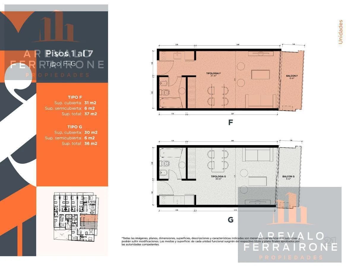 Imagen de la propiedad 1 ambientes ZP 2175086