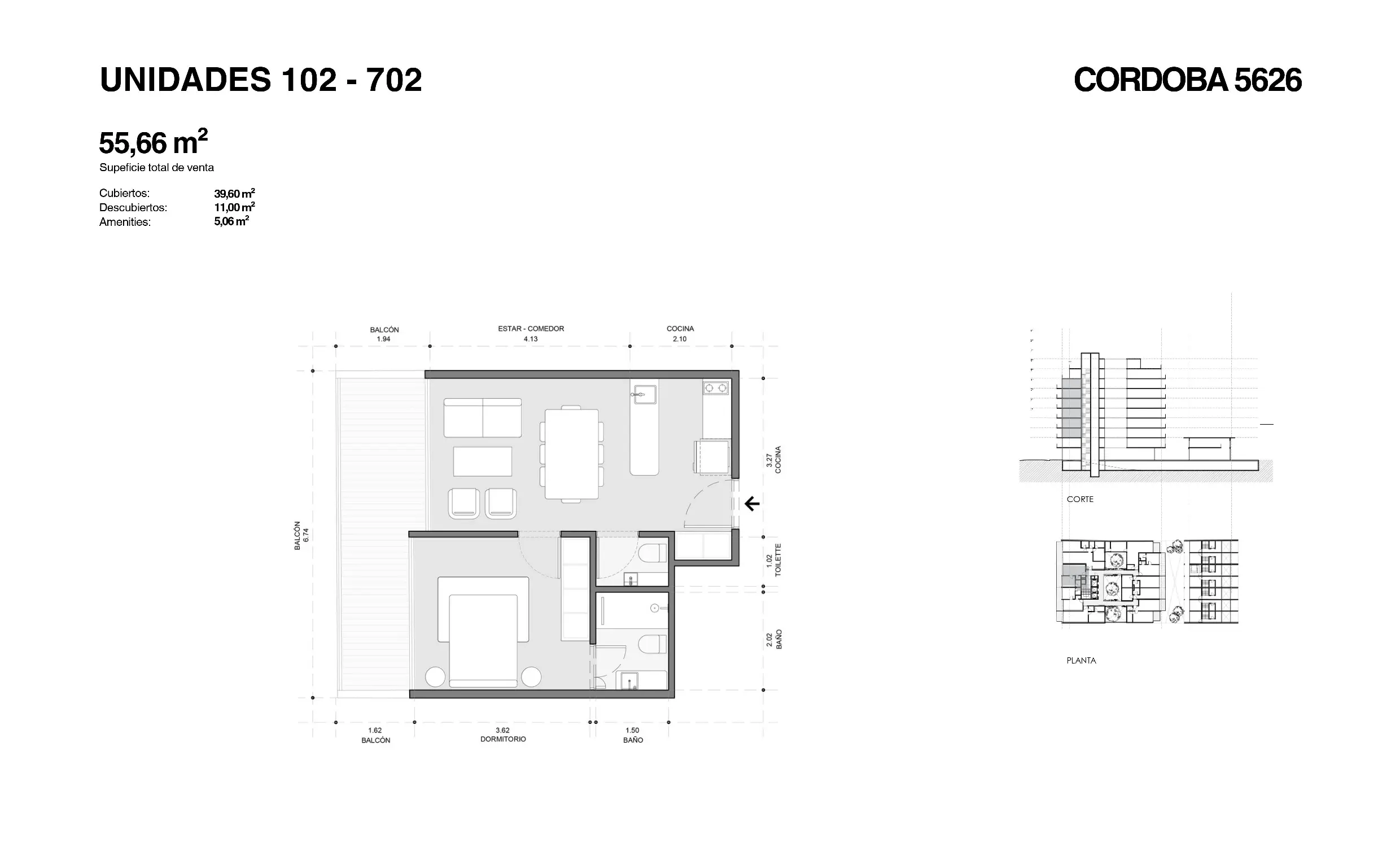 Imagen de la propiedad Cordoba 5626 - 702