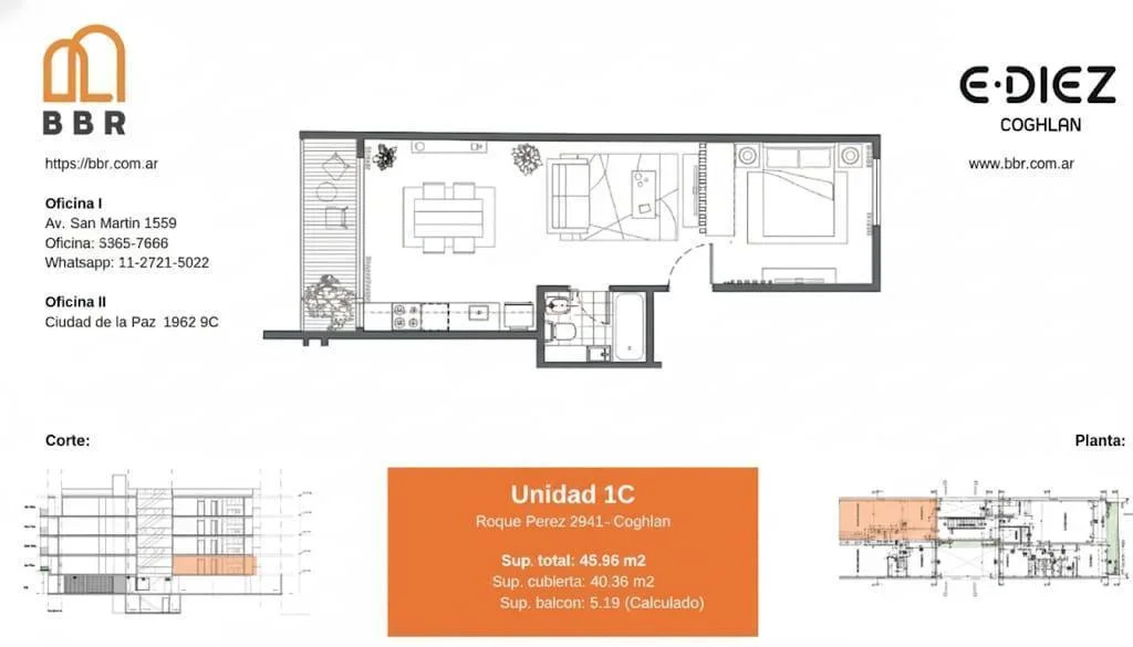 Imagen de la propiedad 1 ambientes ZP 2238563