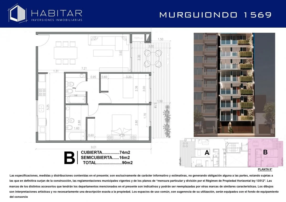 Imagen del emprendimiento Murguiondo 1569, Capital Federal