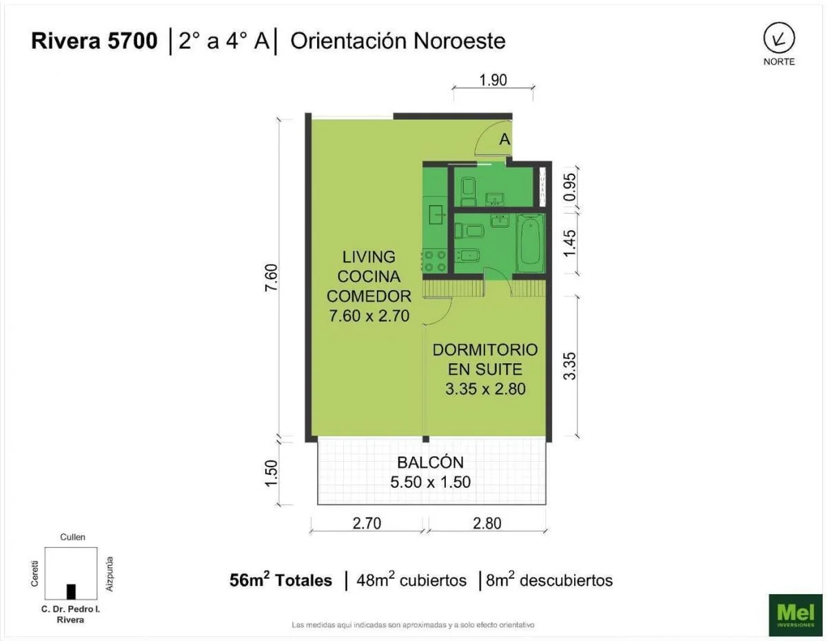 Imagen de la propiedad 2 ambientes ZP 2168938