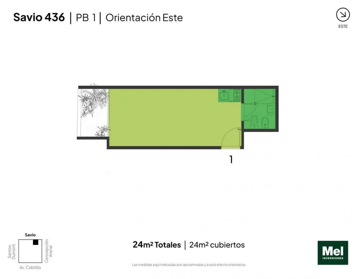 Imagen de la propiedad 1 ambientes ZP 2267757
