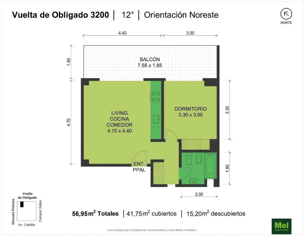 Imagen de la propiedad 2 ambientes ZP 2173889