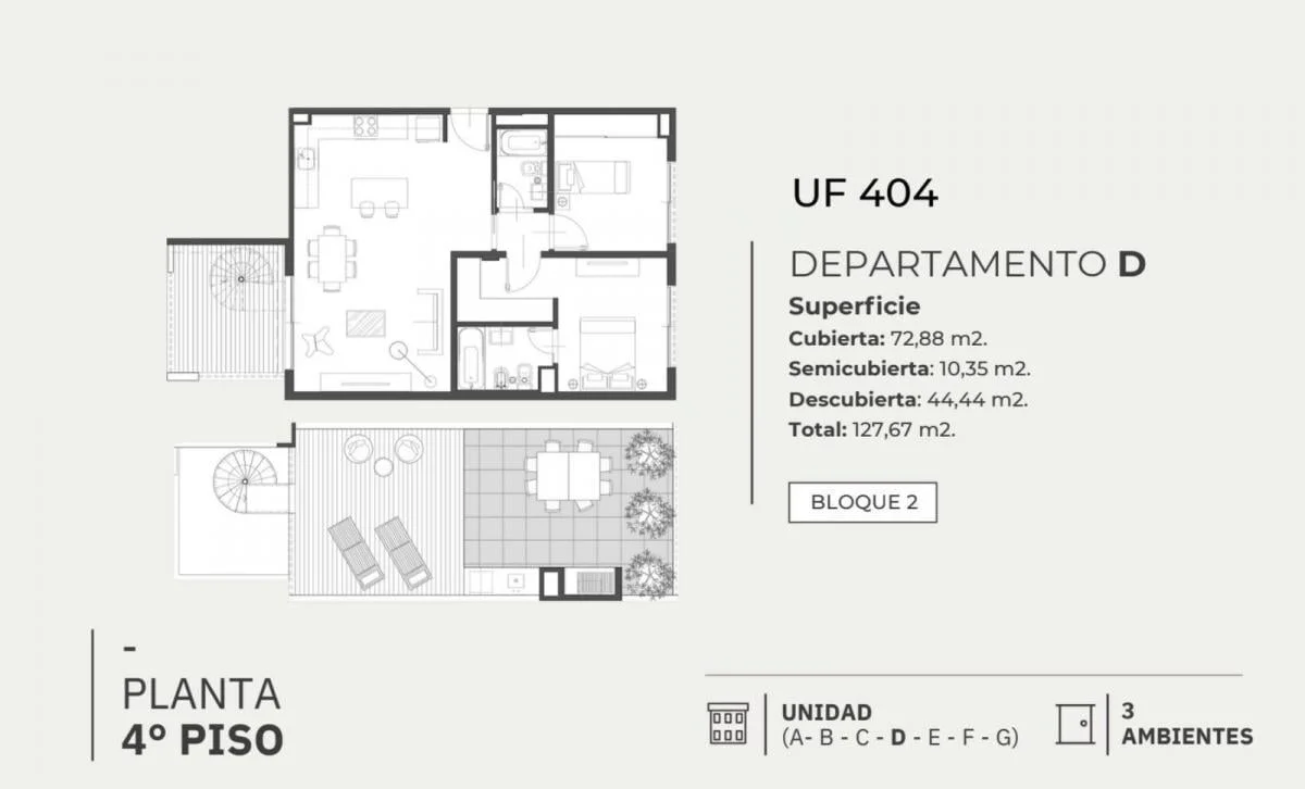 Imagen de la propiedad Highline Caballito – 3 ambientes – Ref. 2164955