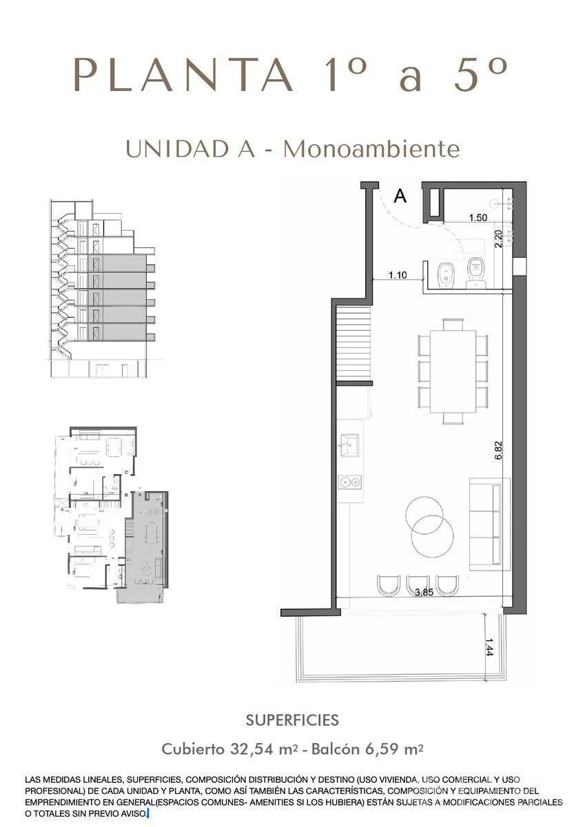 Imagen de la propiedad 1 ambientes ZP 2155994