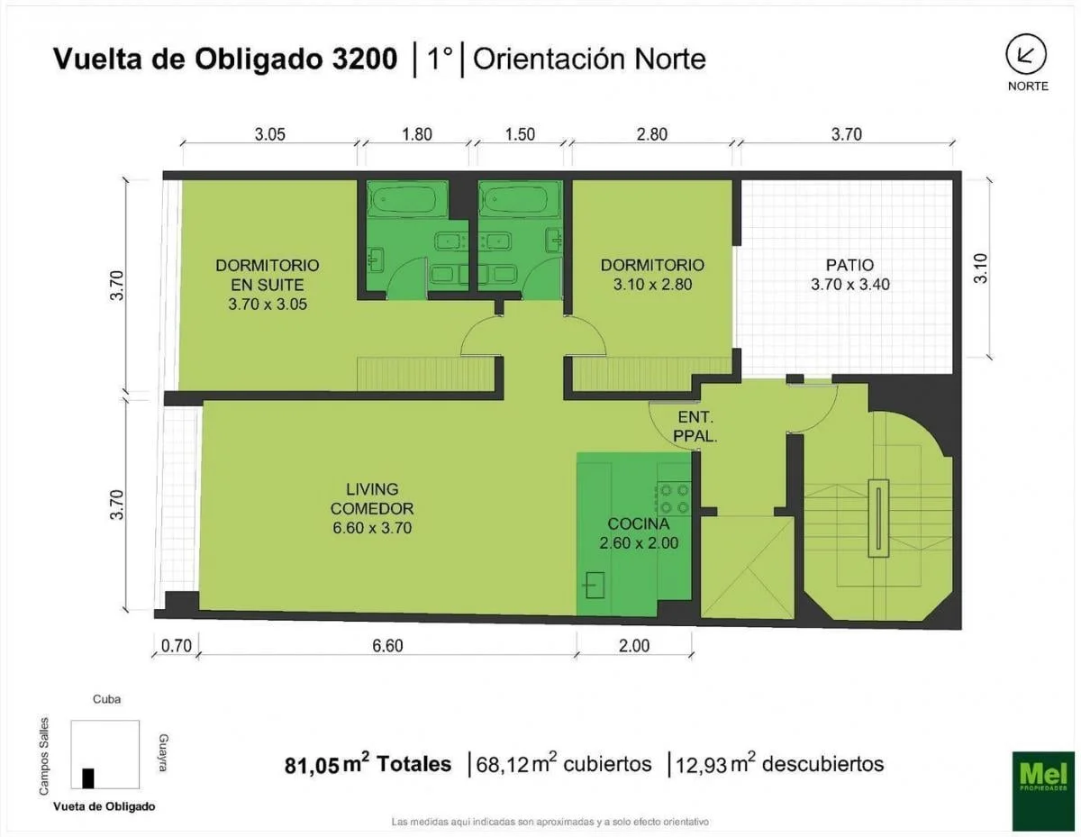 Imagen de la propiedad 3 ambientes ZP 2173891