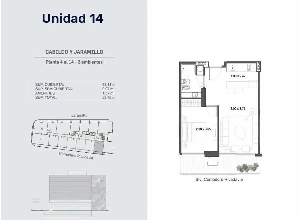 Imagen de la propiedad 2 ambientes ZP 2196798