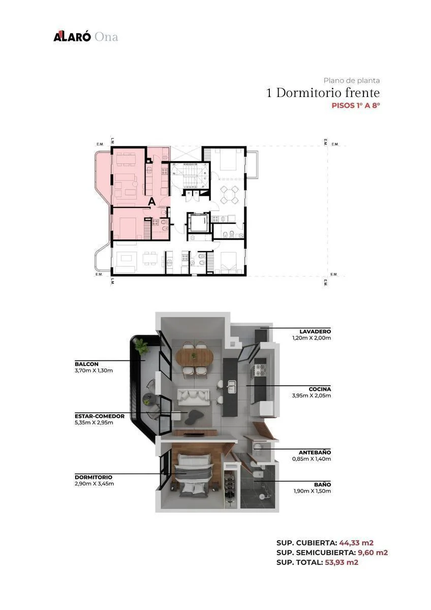 Imagen de la propiedad 2 ambientes ZP 2215595