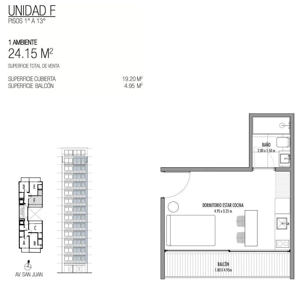 Imagen de la propiedad 1 ambientes ZP 2173762