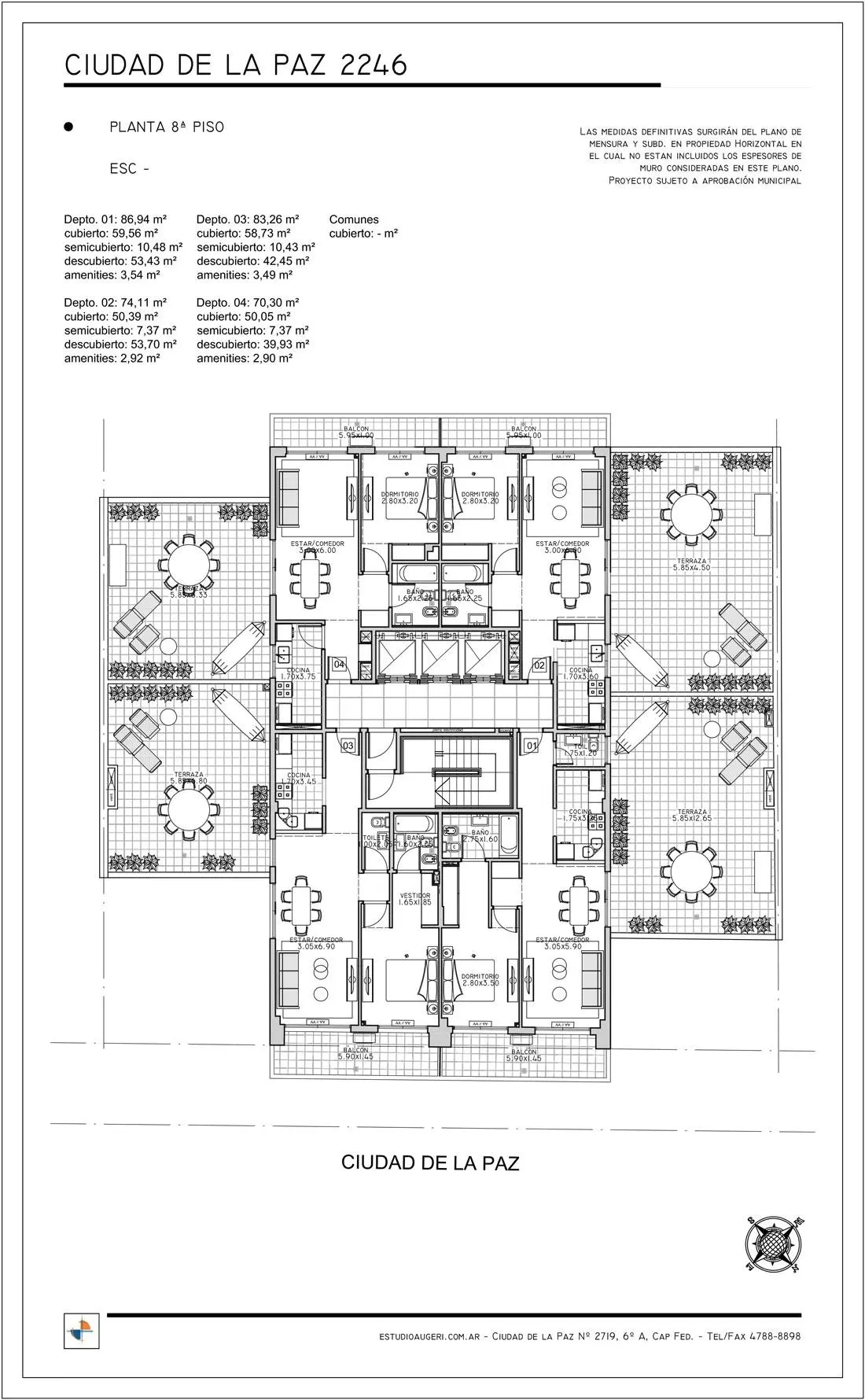 Planos del emprendimiento