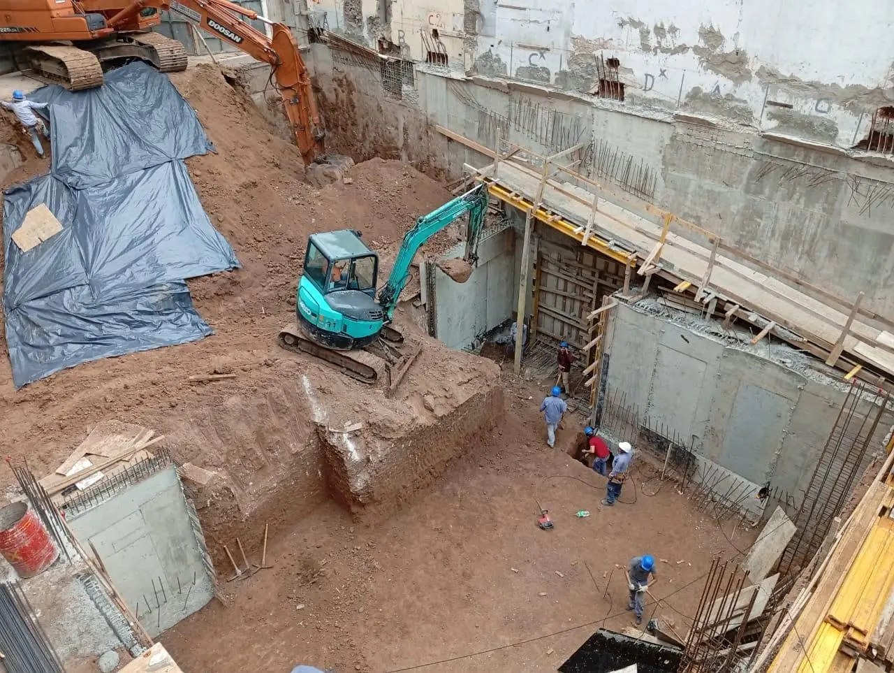 Imagen del emprendimiento en construcción