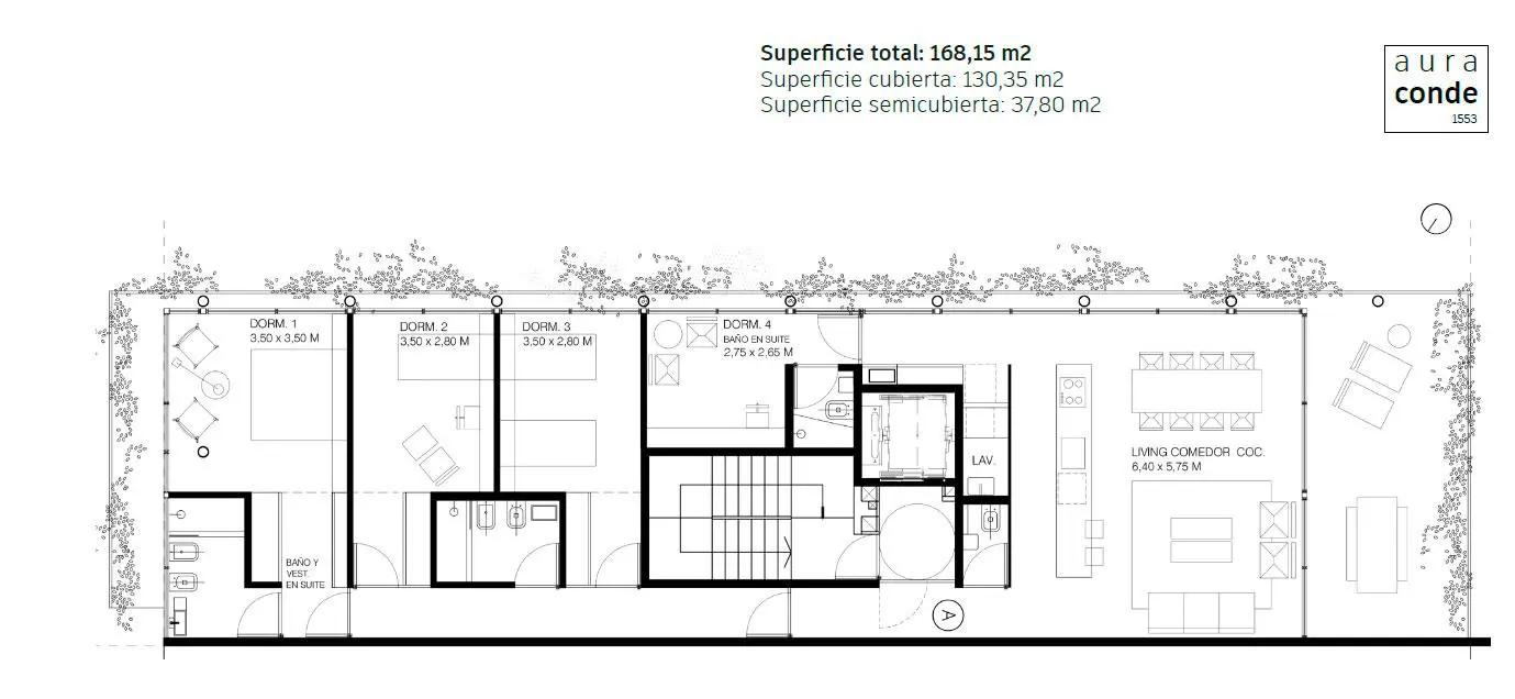 Imagen de la propiedad Conde 1553 - 2A Opcion 4 Amb