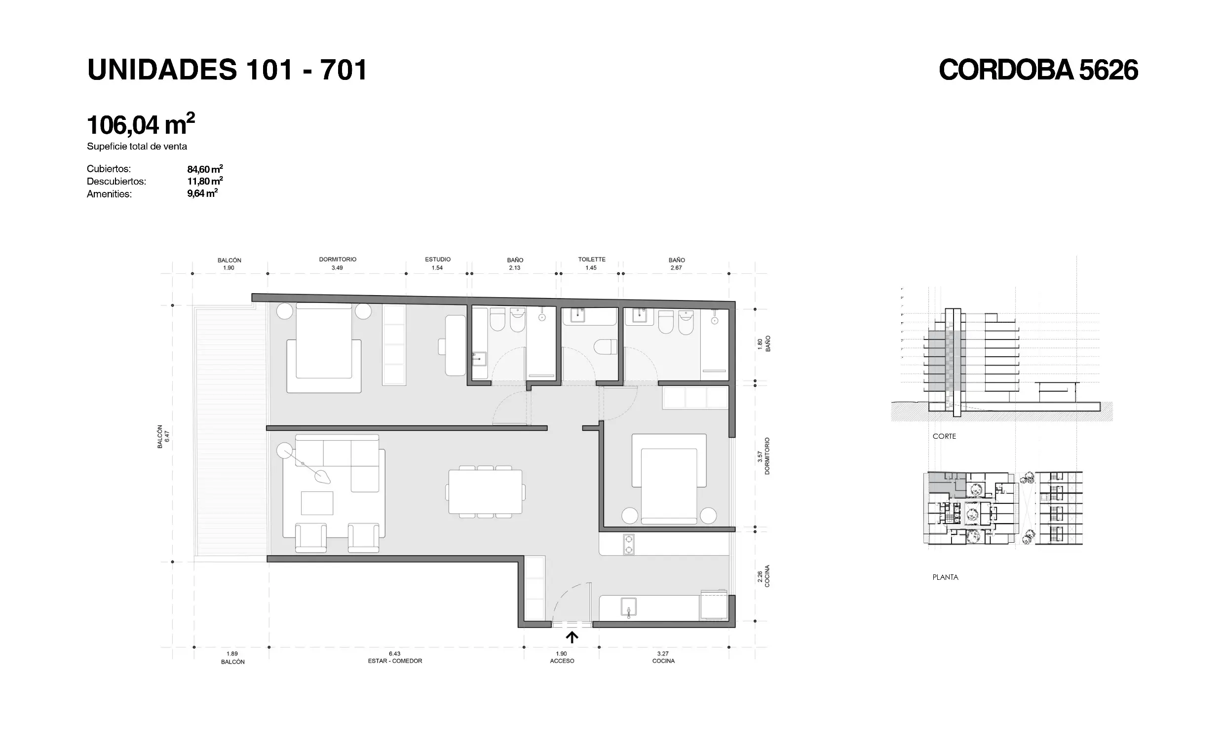 Imagen de la propiedad Cordoba 5626 - 201