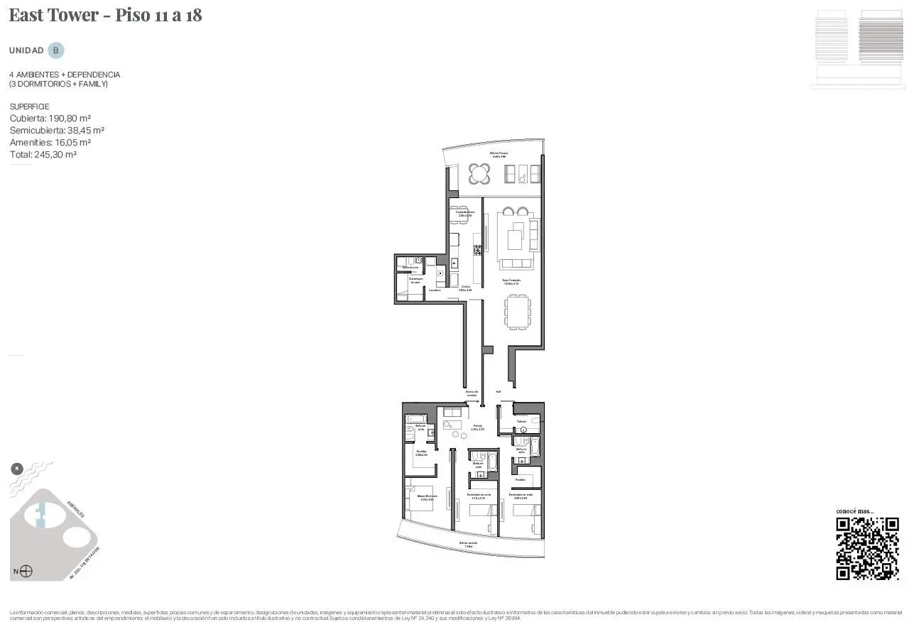Imagen de la propiedad INFINITY TOWER | Unidad 15B Rio
