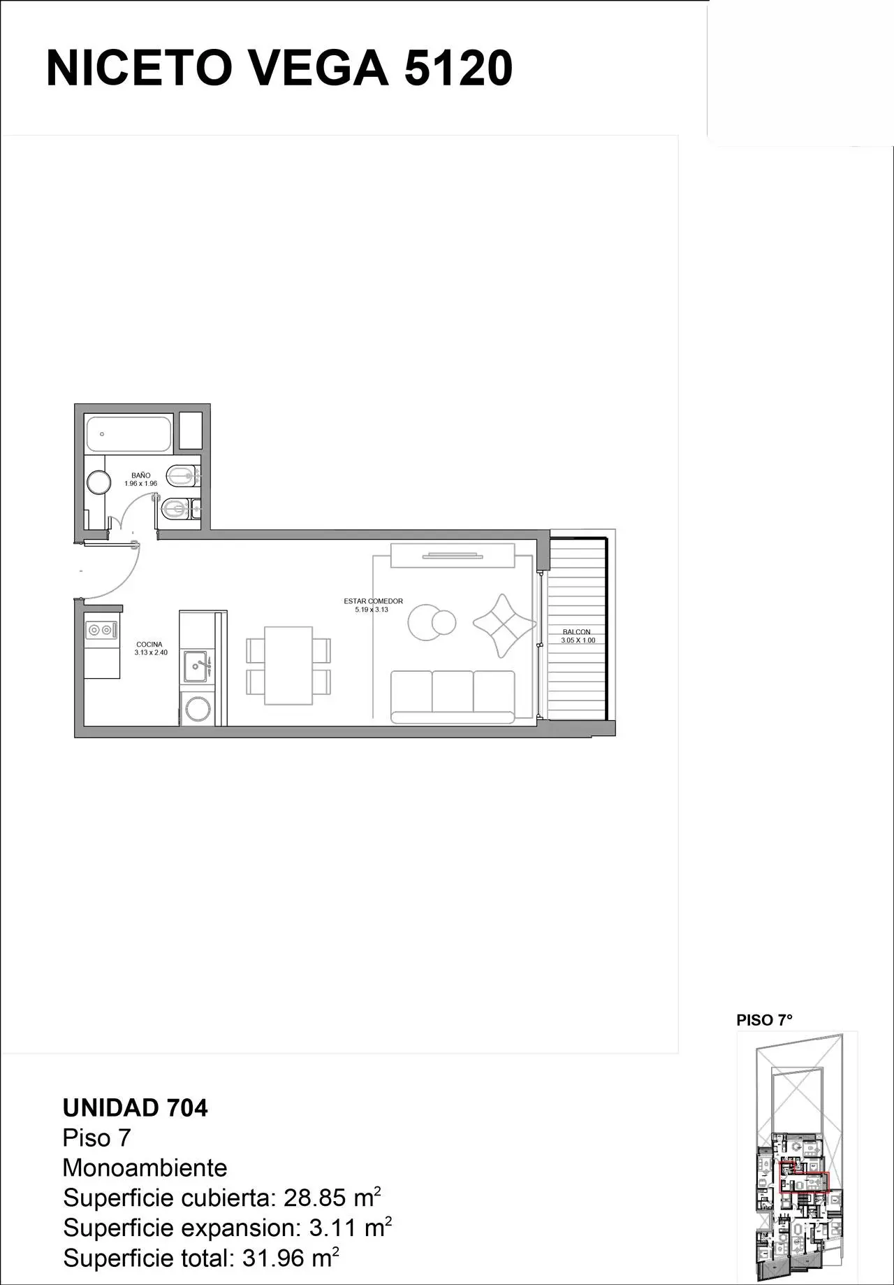 Imagen de la propiedad Niceto Vega 5120 - 704