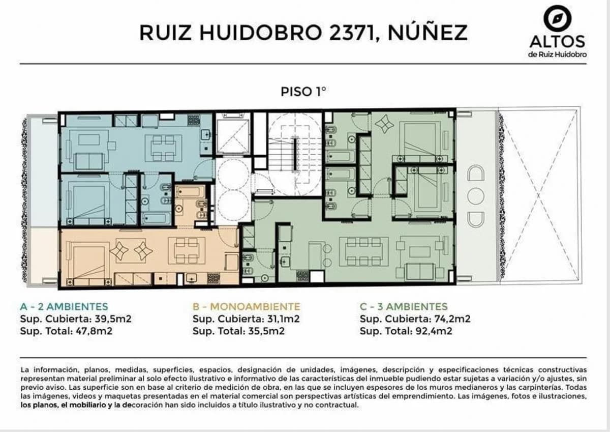 Imagen de la propiedad 2 ambientes ZP 2172727