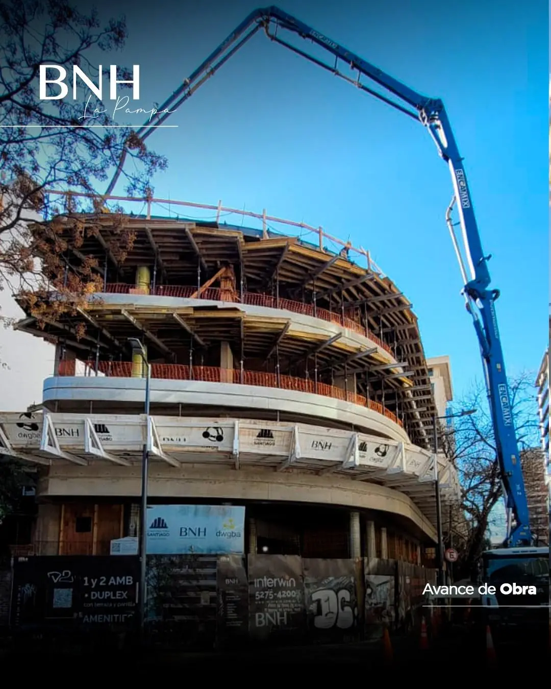 Imagen del emprendimiento en construcción