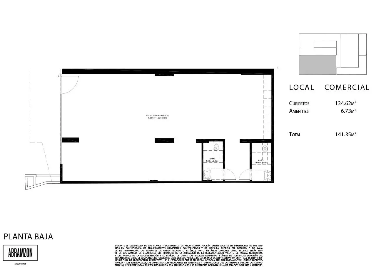 Planos del emprendimiento