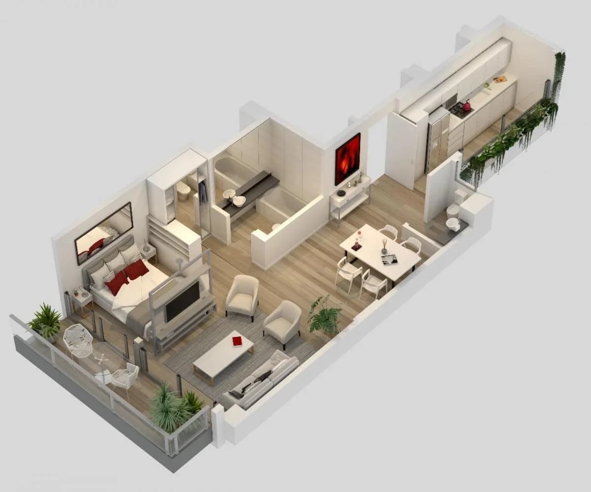 Imagen de la propiedad TH47 Boulevard – 2 ambientes – Ref. 2173704