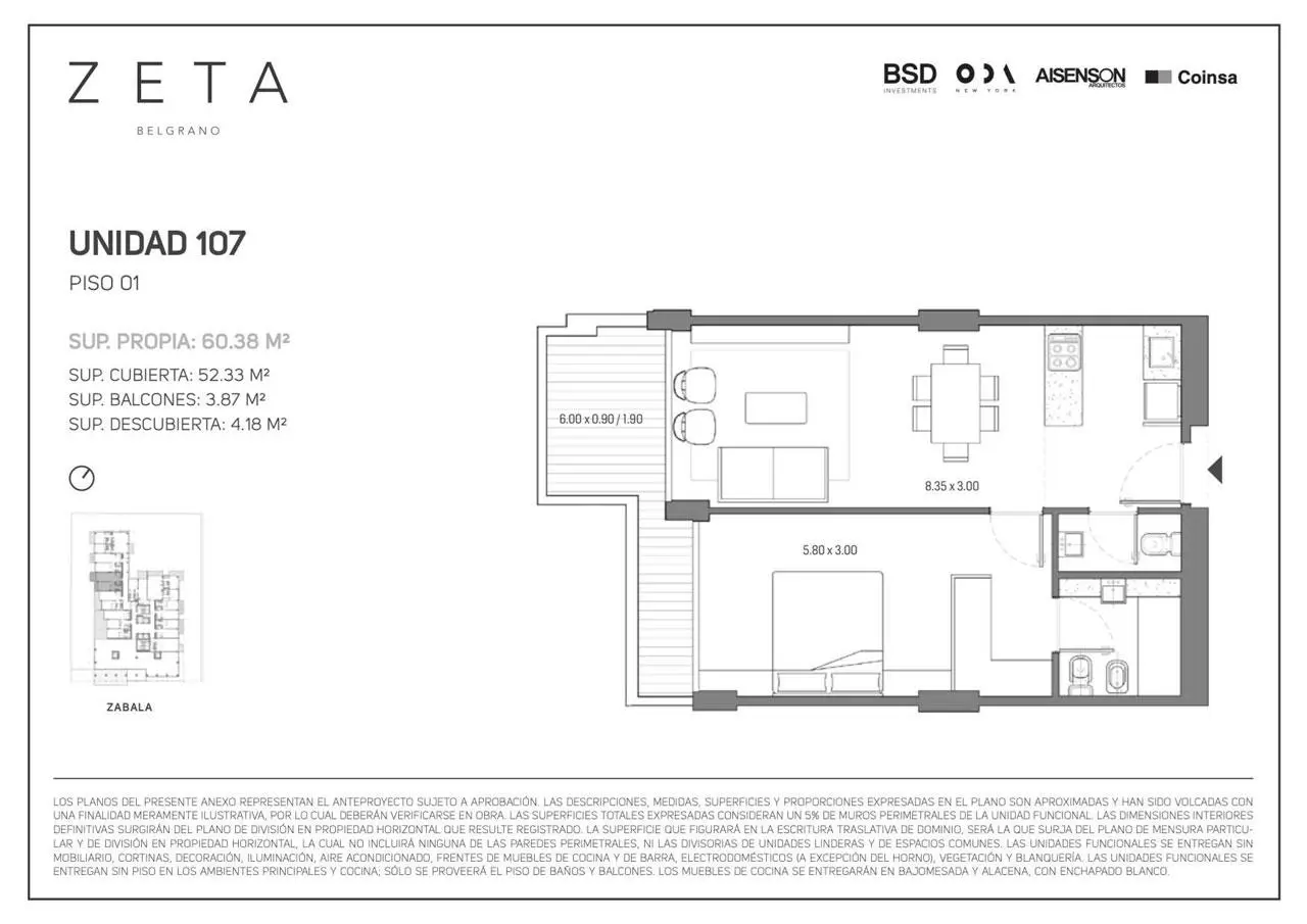 Imagen de la propiedad Zabala 1851 - 107