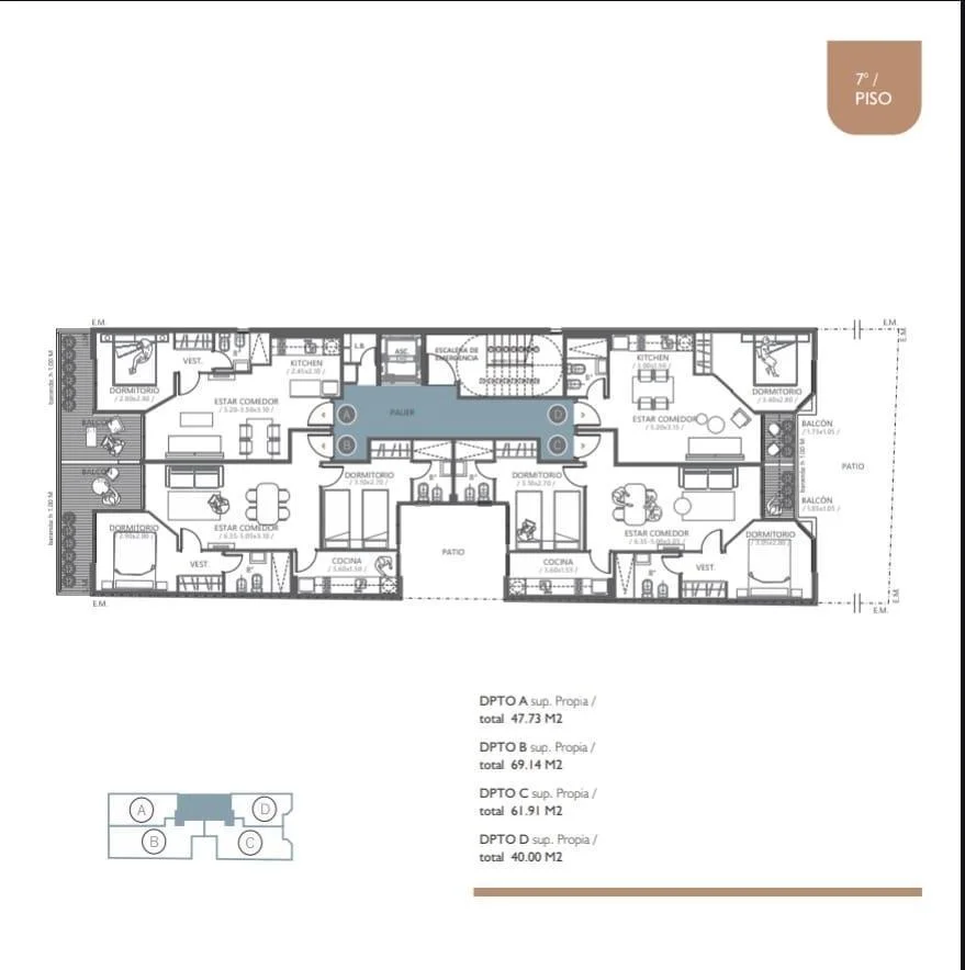 Imagen de la propiedad 2 ambientes ZP 2167885