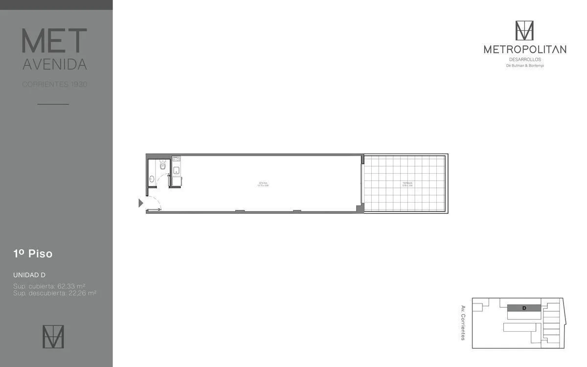 Imagen de la propiedad 1 ambientes ZP 2173032