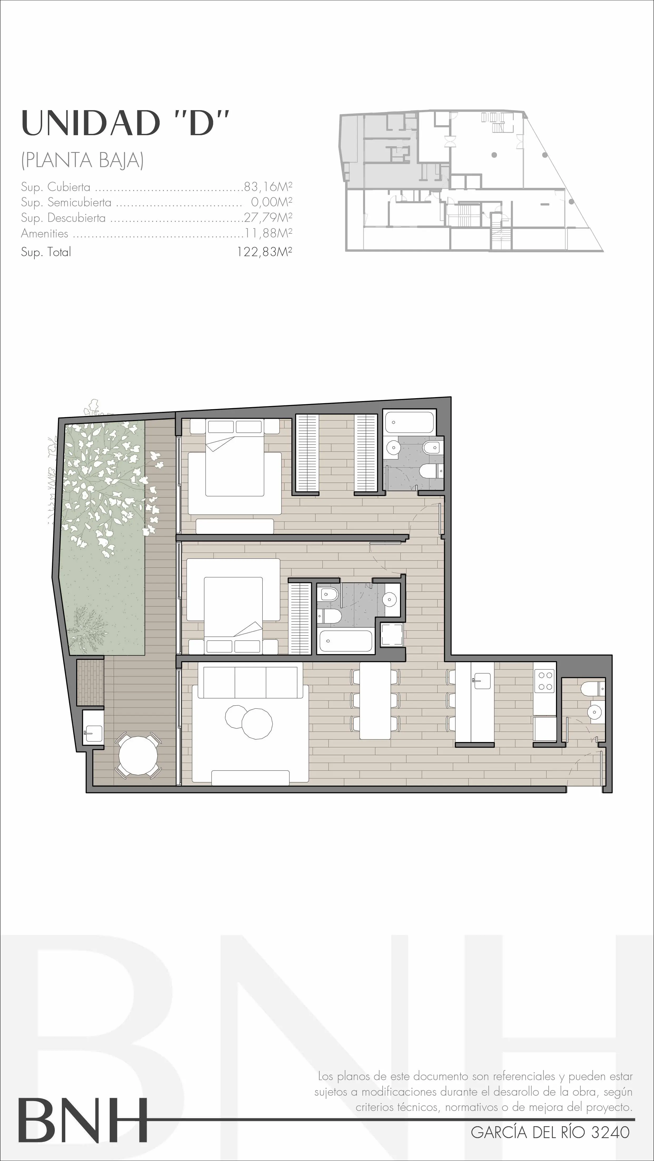 Imagen de la propiedad García del Río 3240 - PB D