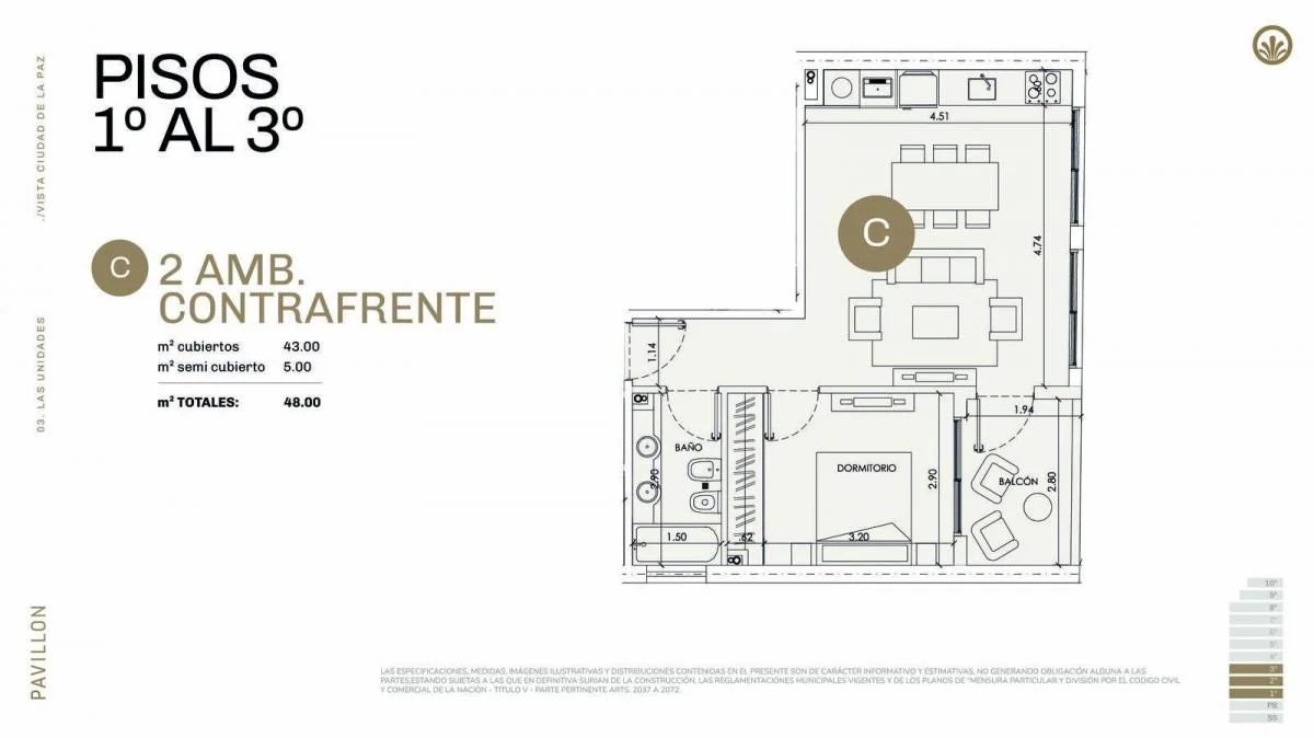 Imagen de la propiedad 2 ambientes ZP 2164879