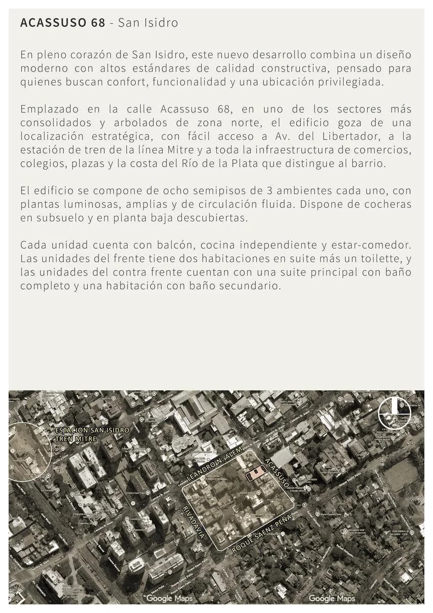 Imagen del emprendimiento Acassuso 68, San Isidro