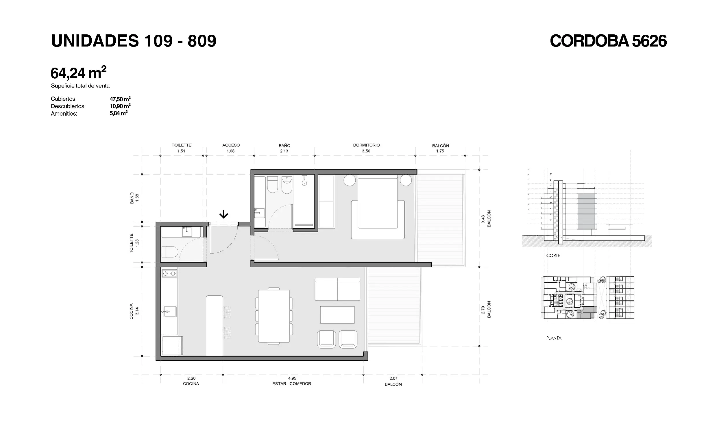 Imagen de la propiedad Cordoba 5626 - 509