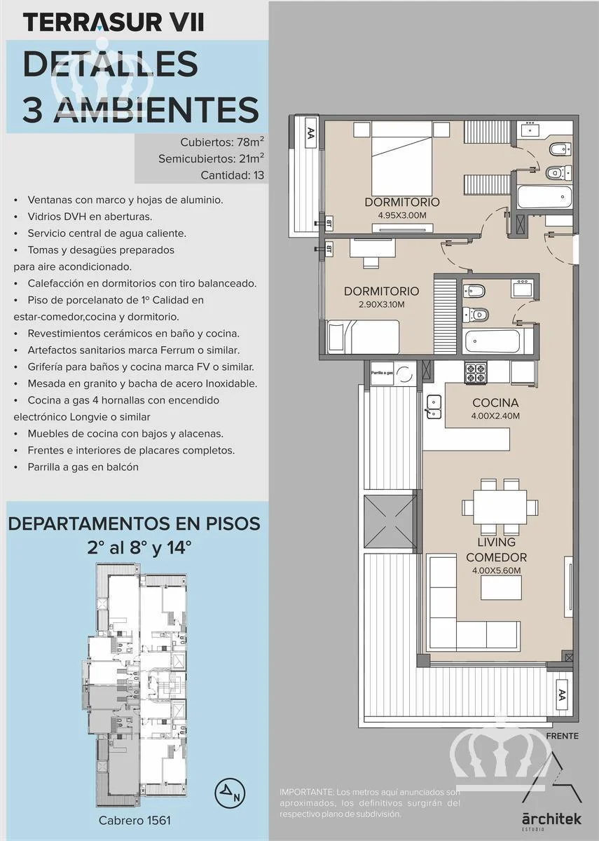 Imagen de la propiedad 3 ambientes ZP 2166134
