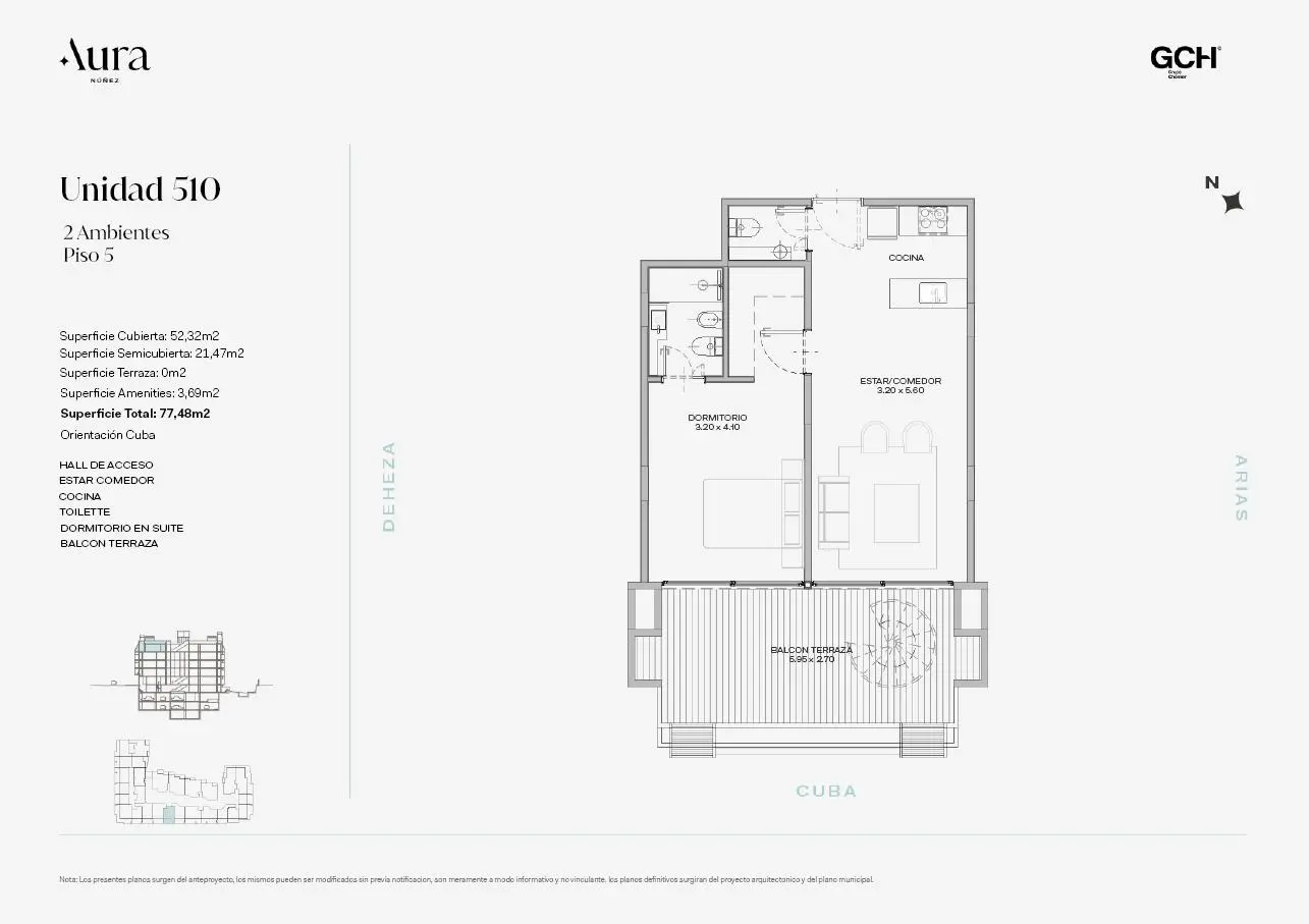 Imagen de la propiedad Cuba 4501 - 510