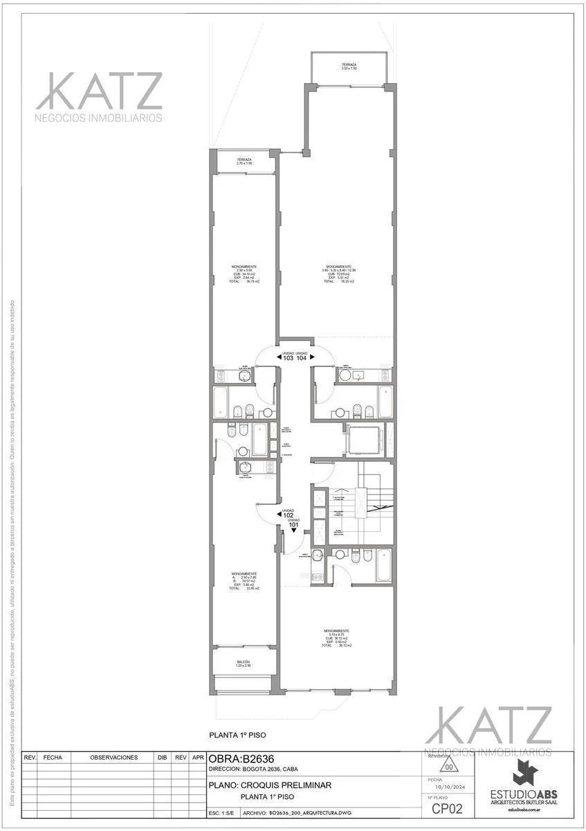 Imagen de la propiedad 1 ambientes ZP 2398637