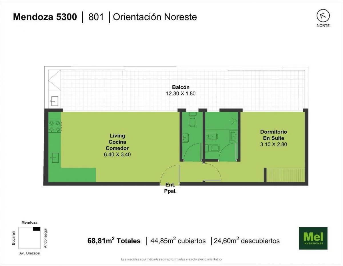 Imagen de la propiedad 2 ambientes ZP 2167070