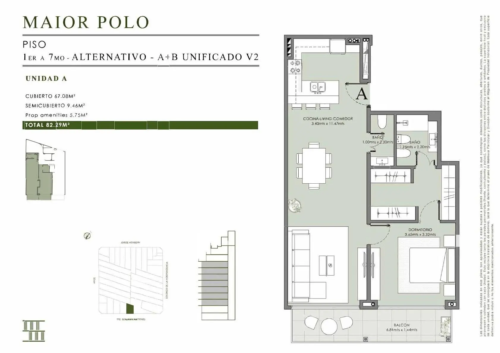 Imagen de la propiedad Matienzo 1747 - Piso 1 A+B Unificacion
