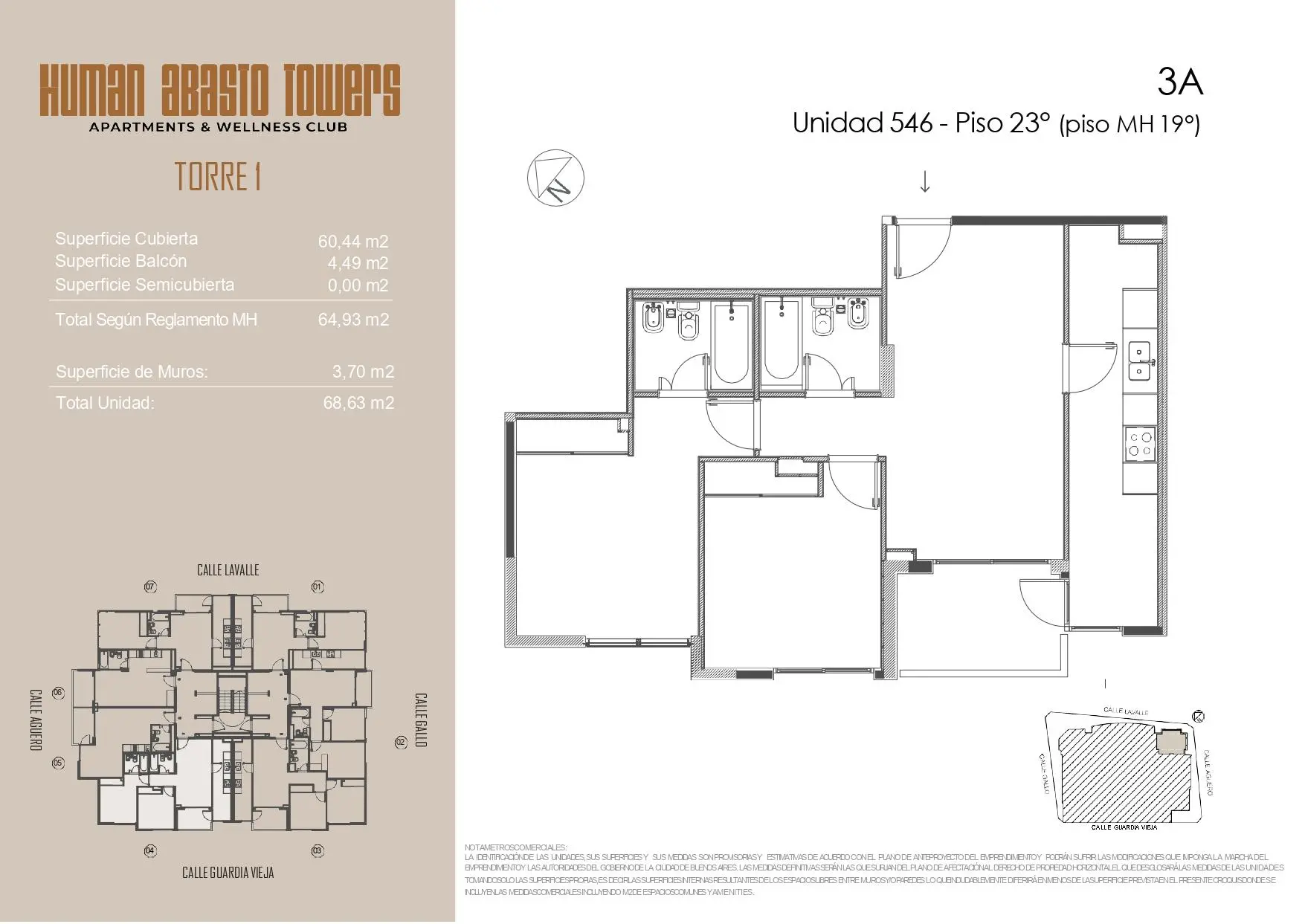 Imagen de la propiedad Lavalle 3252 - Piso 23 Unidad 546