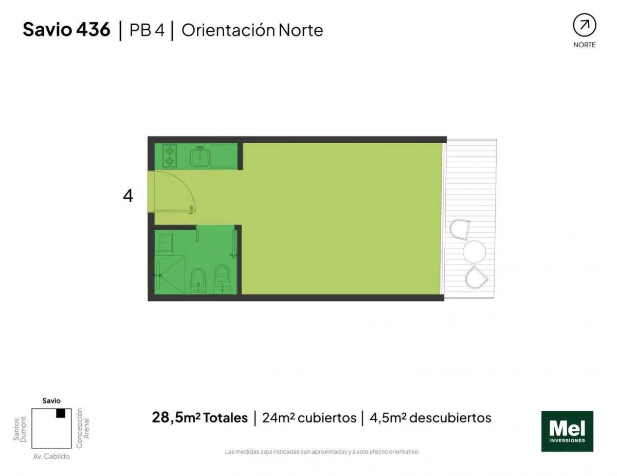 Imagen de la propiedad 1 ambientes ZP 2267760