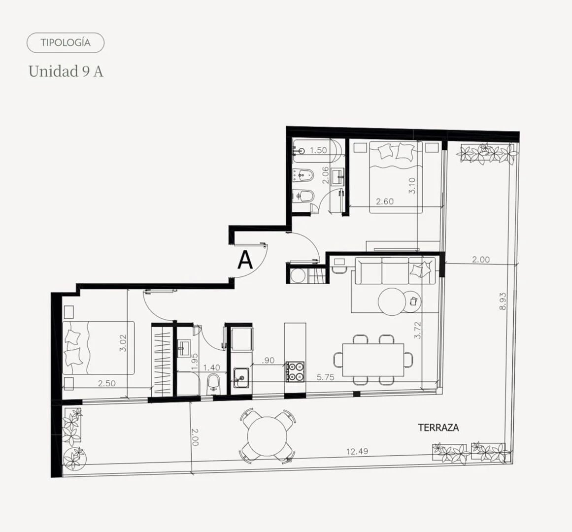 Imagen de la propiedad 3 ambientes ZP 2321876