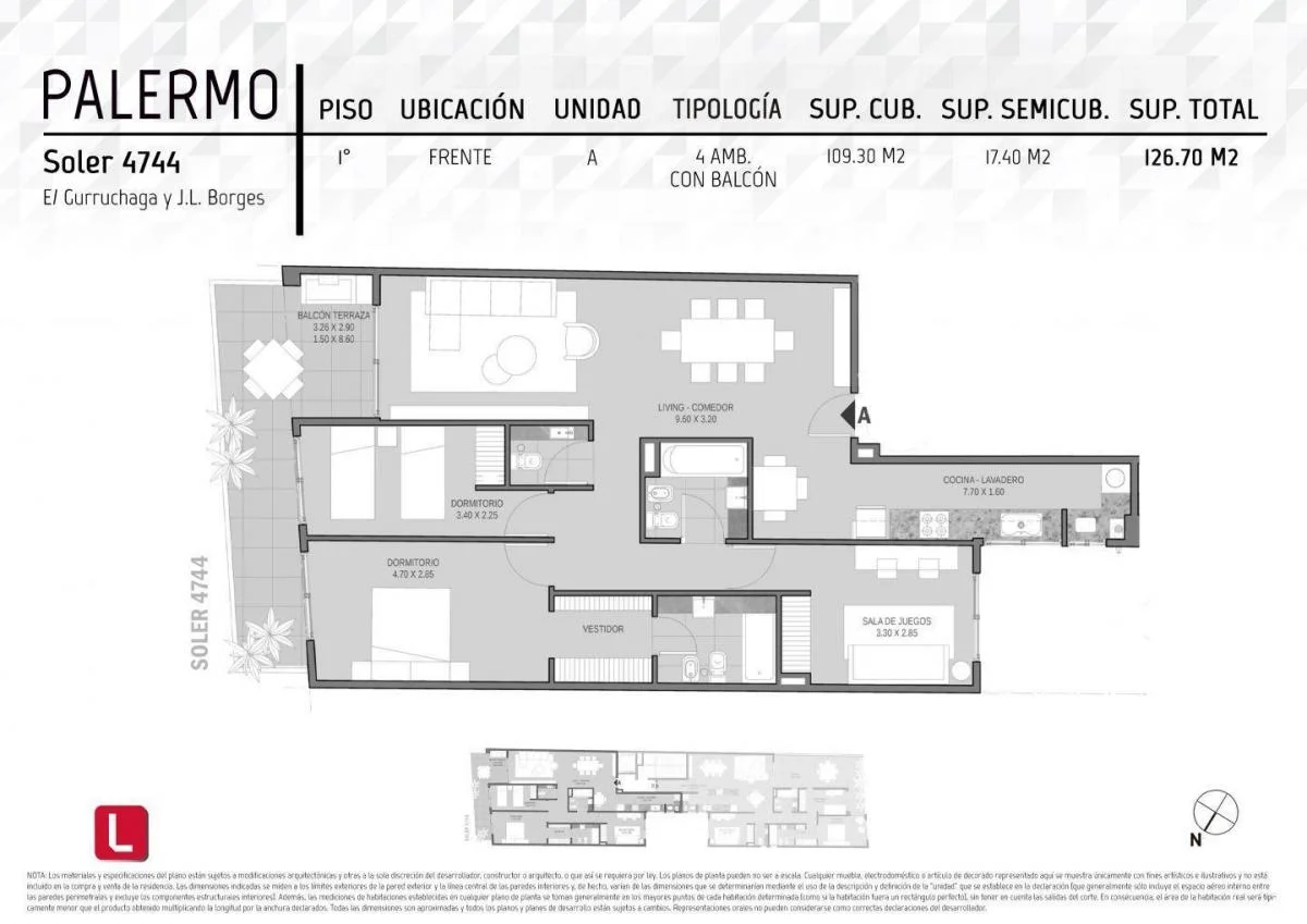 Imagen de la propiedad Espacio Soler – 4 ambientes – Ref. 2163346