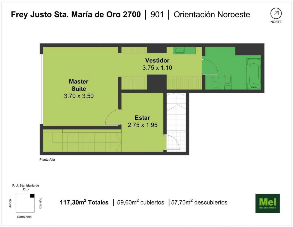Plano de la propiedad