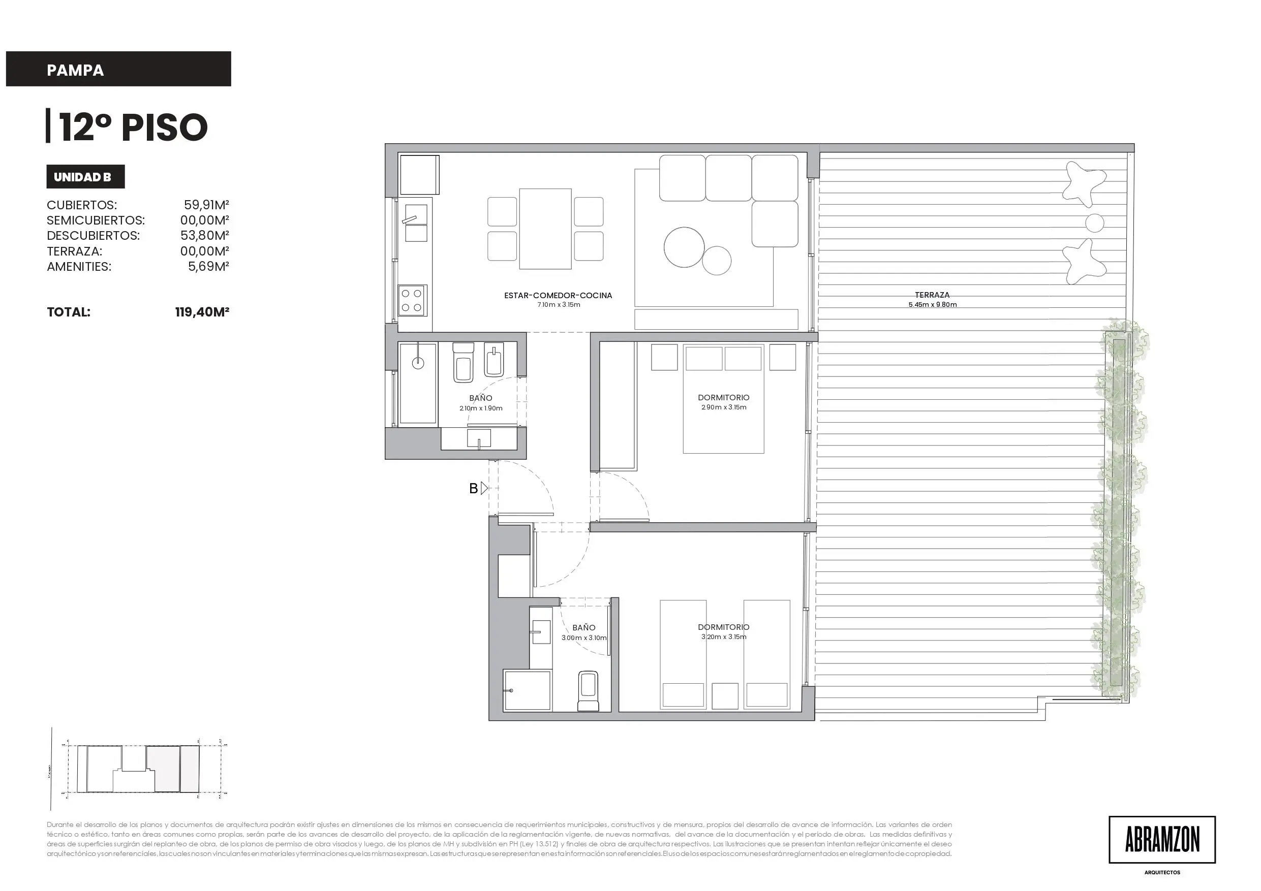Imagen de la propiedad La Pampa 2447 - 12B