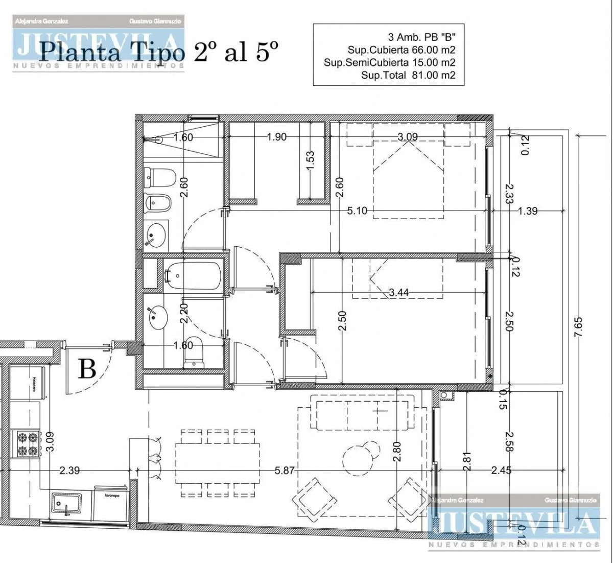 Imagen de la propiedad 3 ambientes ZP 2170456