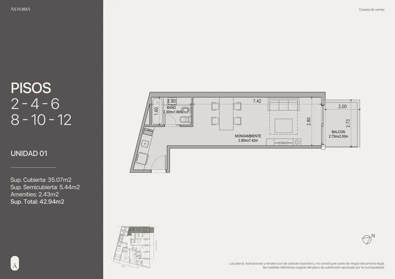 Imagen de la propiedad ASTORIA LIBERTADOR | Unidad 801