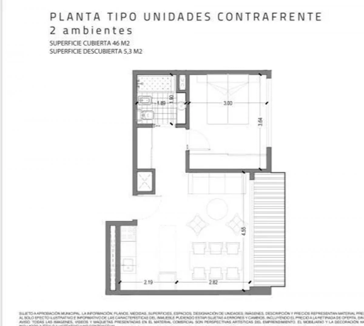 Imagen de la propiedad 2 ambientes ZP 2156747