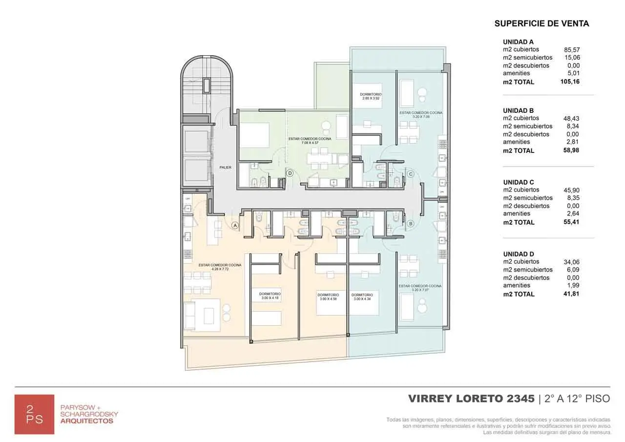 Imagen de la propiedad Virrey Loreto  2345 - 2D