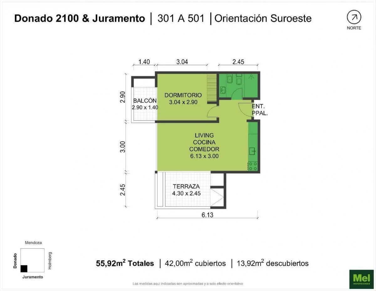 Imagen de la propiedad 2 ambientes ZP 2171483